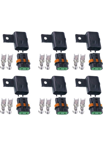 6pcs Ato Atc Sigorta Tutucu Montajı Atc Su Geçirmez Mühür Sigorta Soket Kiti Ekleme Mevcut Tel Kiti (Yurt Dışından)
