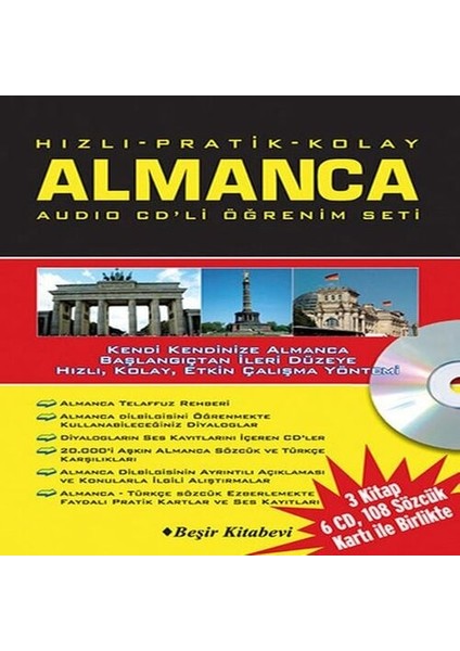 Hızlı Pratik Kolay Almanca Audio Cdli Öğrenim Set
