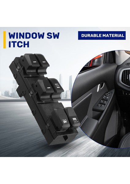 Hyundai Tucson 2005-2010 Pencere Kaldırıcı Kontrol Anahtarı Lhd Için Araba Ana Güç Penceresi Anahtarı 93571-2S000 (Yurt Dışından) fırsatları