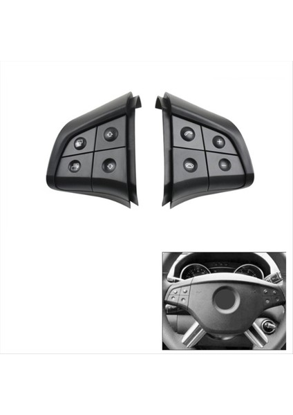 Araç Direksiyon Simidi Kontrol Anahtarı Düğmesi 4 Mercedes Için Anahtar Benz W164 ml Gl B/r Sınıfı 2006-2009 W2009 W251 Master Dunb Siyah (Yurt Dışından) indirimleri