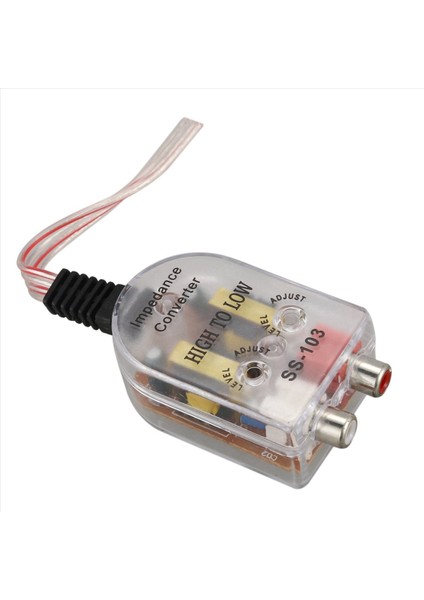 3x Araçlar Otomatik Araç Ila Düşük Empedans Dönüştürücü Adaptör Hoparlör Rca Hattına Hoparlör (Yurt Dışından) modelleri