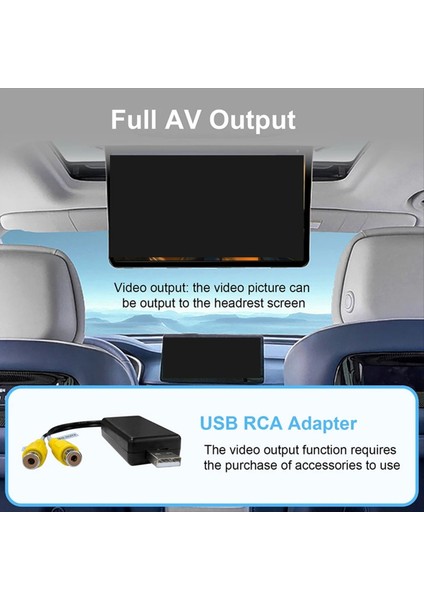 USB - Cvbs Video Çıktı Adaptörü 2 Cvbs Çıkışı Usb&#39 Ye Rca Kablosu Dc 5V USB Android Multimedya Android Tv Player (Yurt Dışından) fırsatları