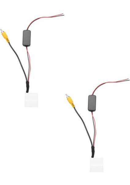 2 Adet 24 Pinli Araba Kamera Adaptörü Bağlayıcı Tel Ters Kamera Toyota Için Baş Ünite Kablosu Kluger Rav4 (Yurt Dışından)