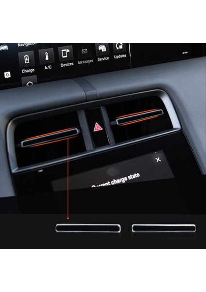 Porsche Için Taycan 9j1 2019-2024 Orta Klima Havalandırma Doğru Koşu Parçası Çıkış Ayarlama Melesi (Yurt Dışından) modelleri