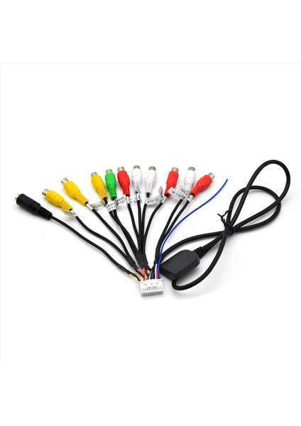 2x Stereo Radyo Rca Çıkış Kablo Teli Aux-In Adaptör Subwoofer/amplifikatör 3 5mm Dişi 20PINS Kablo Demeti Kafa Ünitesi Carplay (Yurt Dışından) indirimleri