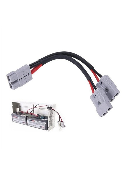 Anderson Fiş Konnektörü Için 2x 50A Çift Y Adaptör Pil Güç Konnektörü Forklift Güç Fiş Konektörü 6 mm Kablolu (Yurt Dışından) modelleri