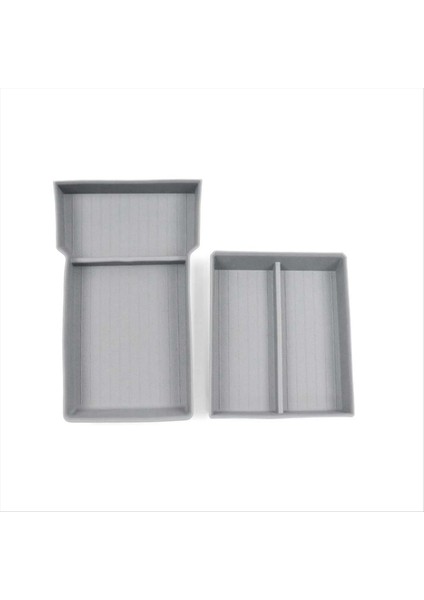 Tesla Model 3 Için Highland 2023 Otomobil Merkezi Konsolu Depolama Kılıfı Koltuk Saklama Kutusu Üst ve Alt Silikon Anti-Kayma Mat B (Yurt Dışından)