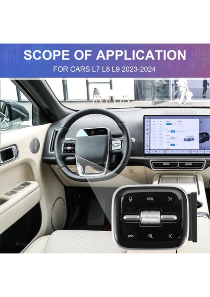 Araç Direksiyon Simidi Lixiang L7 L8 L8 L8 2023-2024 Araç Aksesuarları Için Sol Çok Fonksiyonlu Anahtar Düğmesi (Yurt Dışından) indirimleri