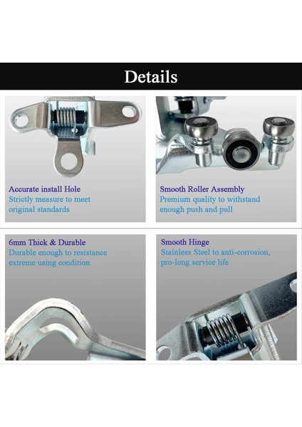 Toyota Sienna Için 2011-2020 Sağ Yan Ara Kayar Kapı Menteşe Montajı 6838008041 68380-08041 (Yurt Dışından) indirimleri