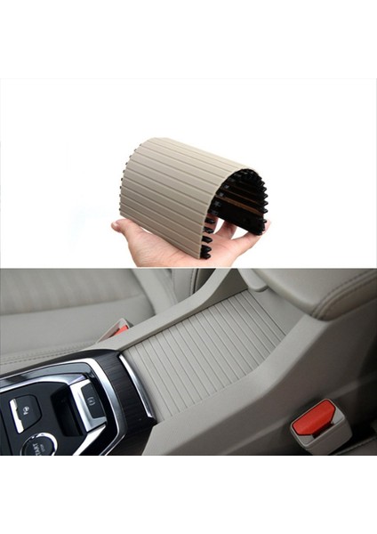 Peugeot 408 2014-2022 Bej Için Araba Merkezi Konsol Su Kupası Tutucu Içecek Tutucu Dekoratif Plaka (Yurt Dışından) modelleri