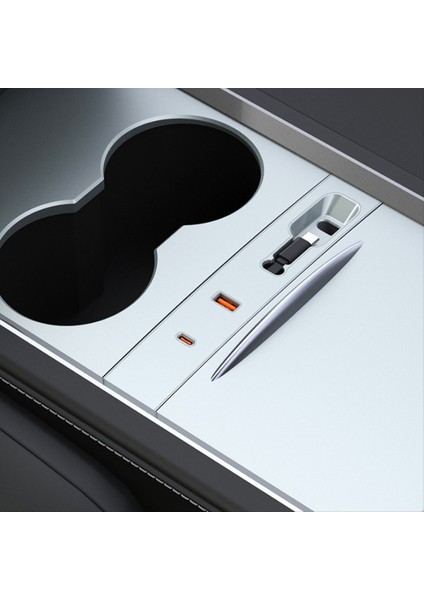 Tesla Model 3 Için Highland 2024 30W Hızlı Şarj USB Hub Çok Portlu Adaptör Merkez Konsolu USB Hub Dock (Yurt Dışından) fiyatları