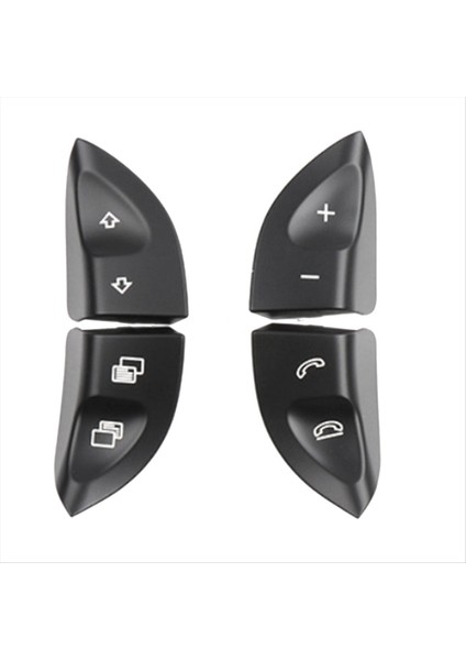 Araba Sol Sağ Direksiyon Simidi Düğmeleri Mercedes-Benz S-Serisi W220 1998-2005 cl W215 1999-2006 Siyah (Yurt Dışından)