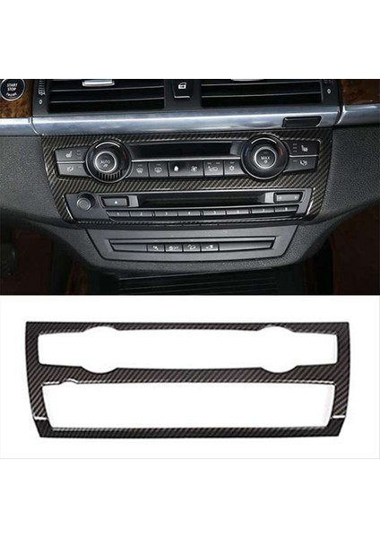 Araç Klima Hacmi Düğmesi Çerçeve Dekoratif Düğme Çerçeve Bmw X5 2008-2013 Için Karbon Fiber Doku (Yurt Dışından) fırsatları