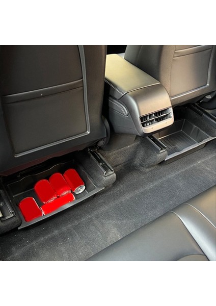 2pcs Araç Koltuklar Altında Depolama Alt Kutular Organizatör Tepsiler Kasa Çekme Kutusu Tpe Tesla Model Y Stowing Tiding Aksesuar (Yurt Dışından) fiyatları