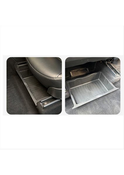 2pcs Araç Koltuklar Altında Depolama Alt Kutular Organizatör Tepsiler Kasa Çekme Kutusu Tpe Tesla Model Y Stowing Tiding Aksesuar (Yurt Dışından) modelleri