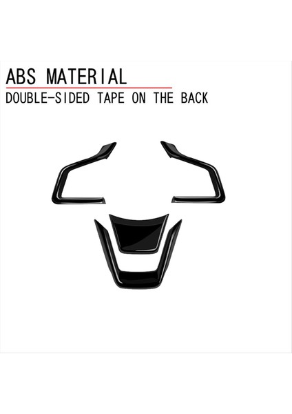 Subaru Forester Için Araç Direksiyon Simidi Trim Kapak Çıkartması 2025 Araba Iç Aksesuarları Parlak Siyah (Yurt Dışından) indirimleri