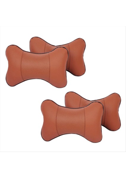 Araba Boyun Yastıkları 4pcs Için Başlık Başlığı Evrensel Araba Yastık Arabası Başlıklı Araba Kemik Yastığı (Yurt Dışından)