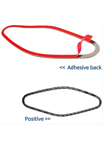 Gerçek Yumuşak Karbon Fiber Çıkartma Araba A-Fillar Hoparlör Paneli Iç Döşeme Aksesuarları Soldan Sürücü (Yurt Dışından) indirimleri