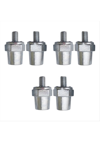 3 Çift Çinko Alaşımlı Pil Tarafı Terminal Şarj Direkleri 8mm Pozitif (+) Veya Negatif (-) Pil Kablosu Terminallerine Uyuyor (Yurt Dışından)