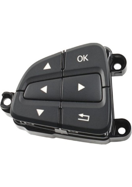 Araba Siyah Sol Direksiyon Düğmesi Montaj Trim Kapak Mercedes Benz Gle Gls Araç Aksesuarları (Yurt Dışından)