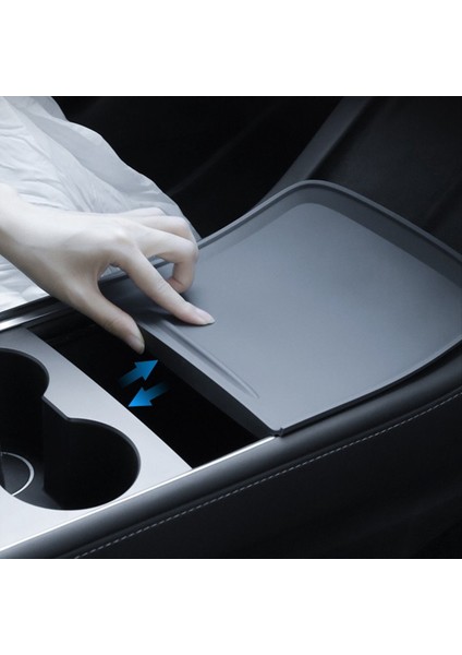 Tesla Model 3 Y Slıpıp Pad Konsolu Push-Pull Protect Film Iç Aksesuar Için Araç Merkezi Kontrol Silikon Pad (Yurt Dışından) modelleri