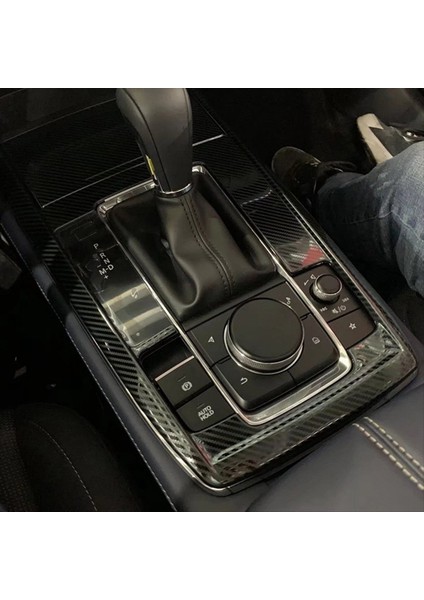 Mazda Cx-30 CX30 2020-2022 2023 Paslanmaz Siyah Konsol Dişli Paneli Çerçeve Konsolu Dişli Vites Paneli Kapak Trim (Yurt Dışından) modelleri