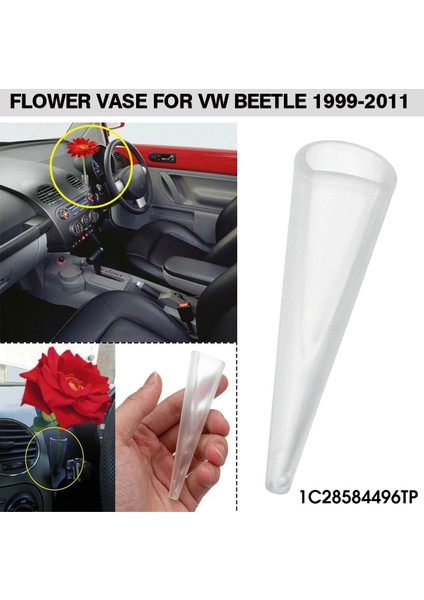1C28584496TP Araba Çiçek Vazo Tutucu Süsleri Gösterge Tablosu Dekoru For-Beetle 1999-2011 1C2858496TP Rhd (Yurt Dışından) fiyatları