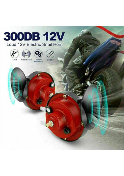 300DB Kamyonlar Için Süper Tren Boynuzu Araba Tekne Motosiklet Elektrikli BOYNUZ-12V Çifti (Yurt Dışından) modelleri