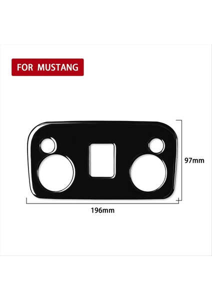 Araba Çatı Okuma Işık Paneli Çıkartma Araç Iç Menyabalı Stil Araç Çatı Işık Dekoru Ford Mustang 2015-2021 B (Yurt Dışından) modelleri