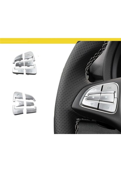 Mercedes Benz Gls Gle Araç Aksesuarları Için Araba Direksiyon Simidi Düğmesi Döşeme Kapağı (Yurt Dışından) modelleri