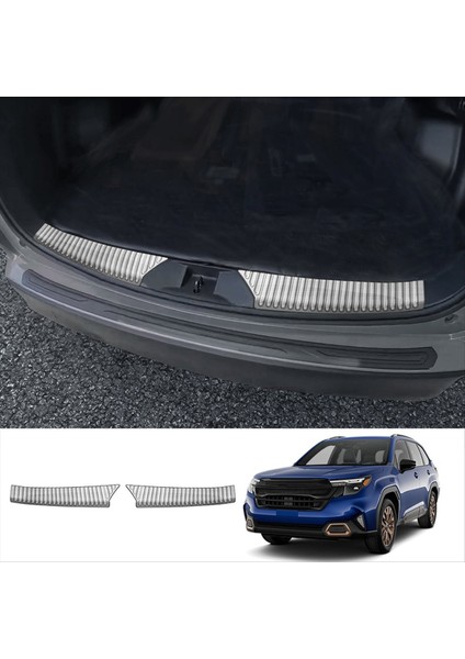 Subaru Forester Için Araba Paslanmaz Çelik Bagaj Koruma Plaka Döşeme 2025 Arka Bagaj Koruyucu Plaka Gümüş (Yurt Dışından) fırsatları