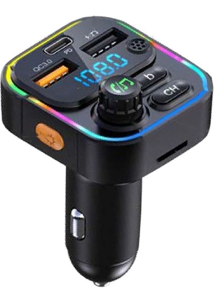 Araba Bluetooth 5 0 Mp3 Çalar Kayıpsız Ses Müzik U Disk Destek Arabası Hızlı Şarj (Yurt Dışından)