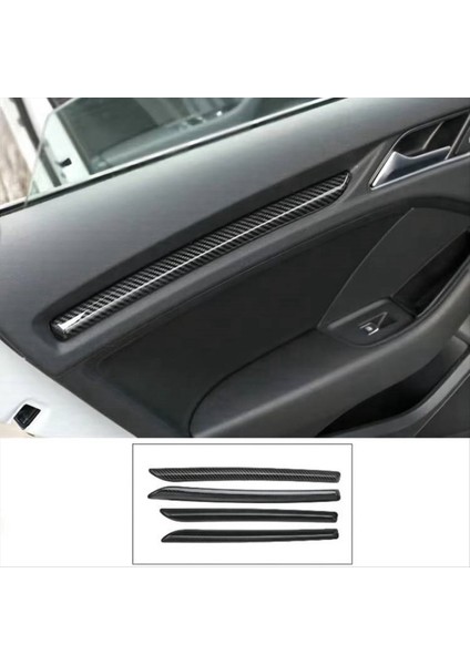 Audi A3 8V 2014-2018 Abs Iç Mührülü Aksesuarlar Için Yeni Araba Iç Kapı Trim Şeritleri (Yurt Dışından) modelleri