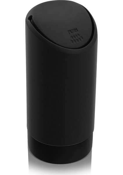 Mini Çöp Kutusu Kapak ile Araba Bardağı Tutucu Yıkanabilir Silikon Otomotiv Mutfak ve Ofis Mini Toz Tutucu Çöp Çöp Kutusu (Siyah) (Yurt Dışından) fiyatları