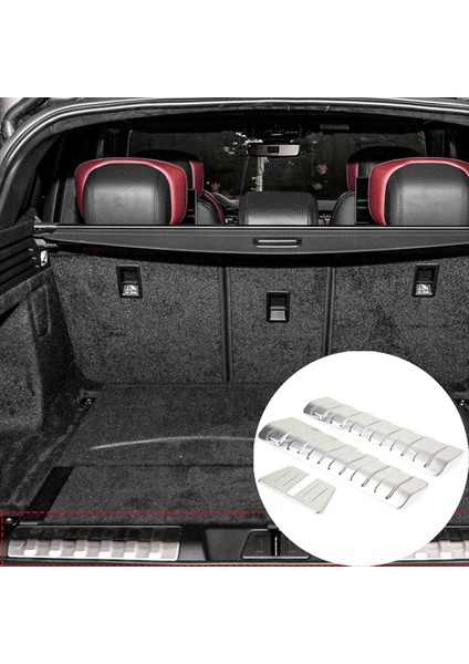 Range Rover Sport Için 2023-2024 Araç Iç Arka Koruma Paneli Paslanmaz Çelik Bagaj Plaka Koruyucu Gümüşü Kaplar (Yurt Dışından) fiyatları