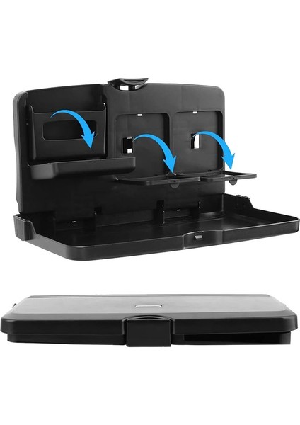 Araba Çok Fonksiyonlu Yemek Tabağı Katlanabilir Yemek Masası Araba Tepsisi Evrensel Araba Malzemeleri (Yurt Dışından) fiyatları