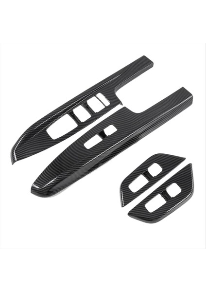 Karbon Fiber Araba Penceresi Cam Asansör Anahtarı Düğmesi Kapak Kıa Karnavalı Ka4 2020 2021 2022 (Yurt Dışından)