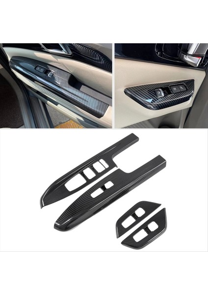 Karbon Fiber Araba Penceresi Cam Asansör Anahtarı Düğmesi Kapak Kıa Karnavalı Ka4 2020 2021 2022 (Yurt Dışından) fiyatları