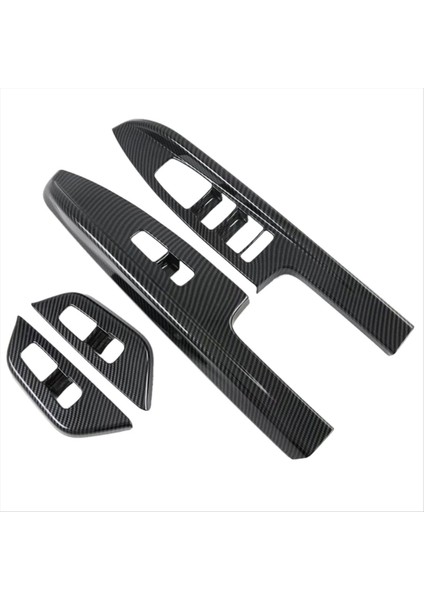 Karbon Fiber Araba Penceresi Cam Asansör Anahtarı Düğmesi Kapak Kıa Karnavalı Ka4 2020 2021 2022 (Yurt Dışından) modelleri