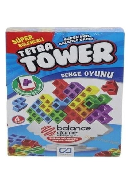 Tetra Tower Balance Game
