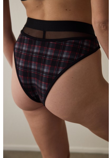 Siyah Highleg Slip Külot fiyatları