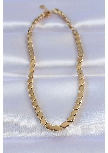 316L Çelik Gold Renk Arpa Model Kolye - TJ-BKO8748 fiyatları