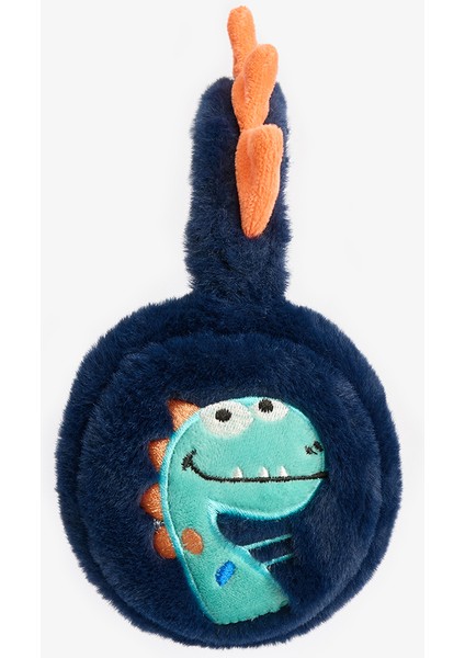 Lacivert Kız Çocuk Eğlenceli Dinozorlu Yumuşak Dokulu Kulaklık fiyatları