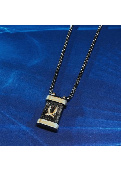 El Işçiliği 925 Ayar Gümüş Erkek Kolye fiyatları