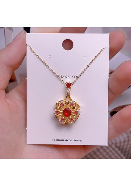 Yeni Titanyum Çelik Köprücük Kemiği Zinciri Dönen Kolye Kolye Kadın Yüz Aksesuarlı (Yurt Dışından)