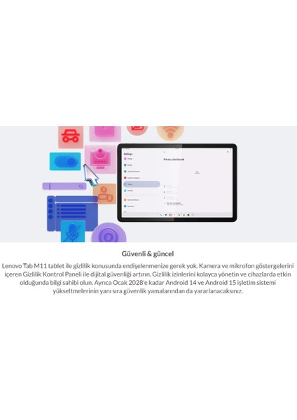 Sim kartlı Tablet Donkunmatik 11inç Fullhd IPS Ekran 8 Çekirdekli Tab M11 8gb Ram 128GB Hafıza (Kalem ve Kılıf ile Birlikte)