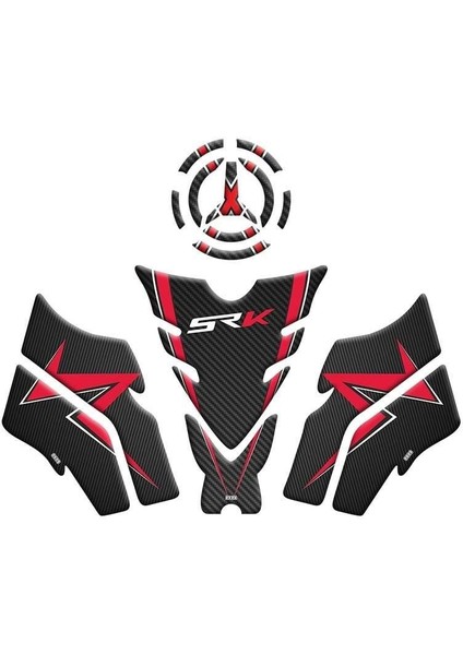 Rks Srk 125 S 2024 - 2025 Uyumlu Tank Pad Set 002
