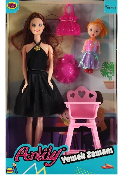 Anlily Bebek Manken Bebek Yemek Zamanı