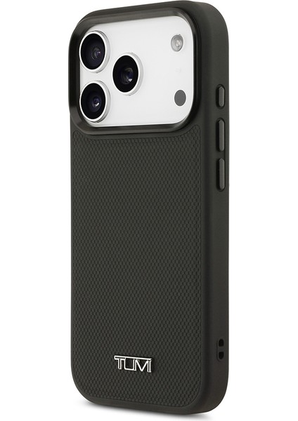 iPhone 17 Pro Uyumlu Kılıf Tumı M-Safe Şarj Özellikli Deri Noktalı Dizayn Kapak Siyah fiyatları