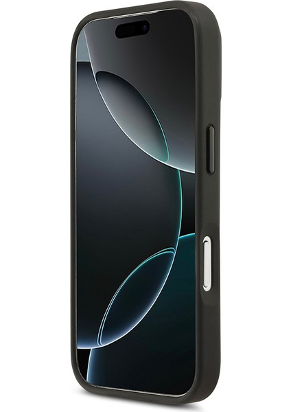 iPhone 17 Pro Uyumlu Kılıf Tumı M-Safe Şarj Özellikli Deri Noktalı Dizayn Kapak Siyah indirimleri